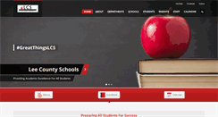 Desktop Screenshot of leecountyschools.us